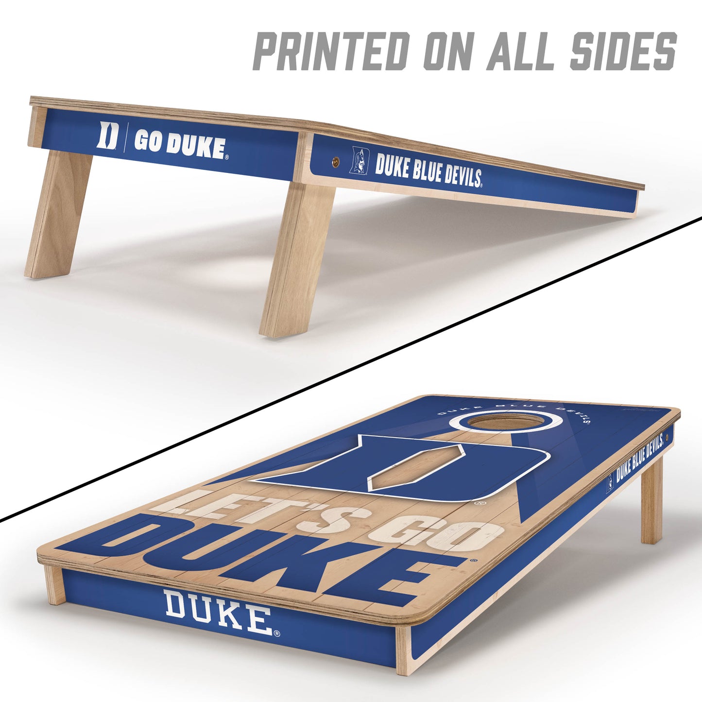 NCAA Duke Blue Devils 2' x 4' Slogan Series Cornhole