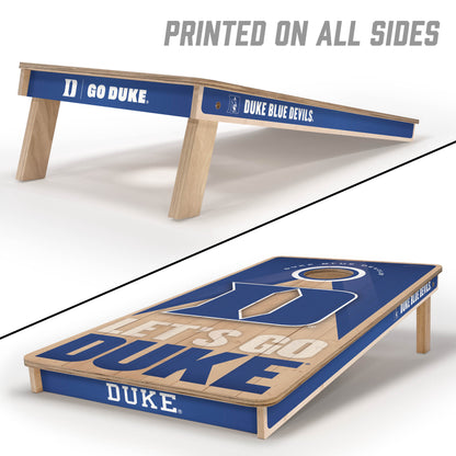 NCAA Duke Blue Devils 2' x 4' Slogan Series Cornhole