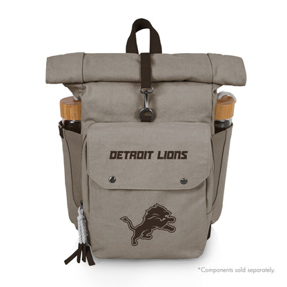 Detroit Lions - Carmel Roll Top Picnic Backpack Cooler