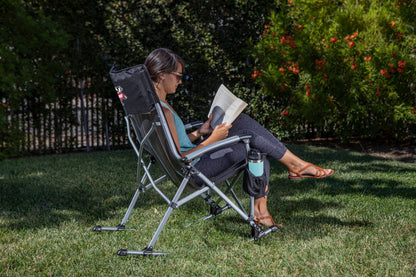 Wisconsin Badgers - Outdoor Rocking Camp Chair