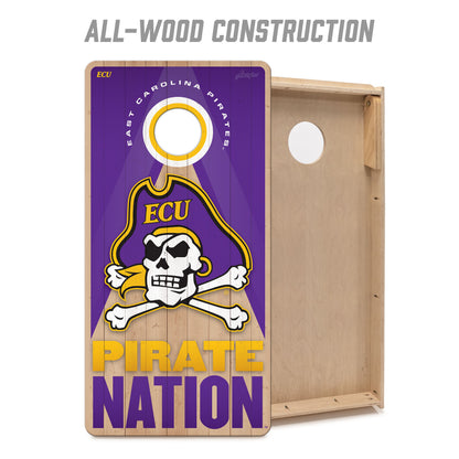 NCAA East Carolina Pirates 2' x 4' Slogan Series Cornhole
