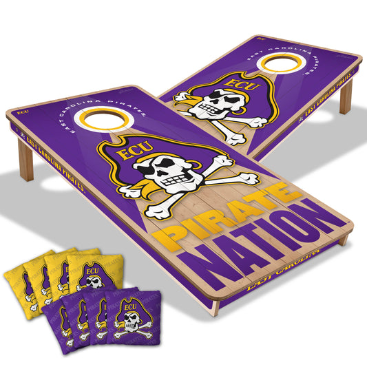 NCAA East Carolina Pirates 2' x 4' Slogan Series Cornhole