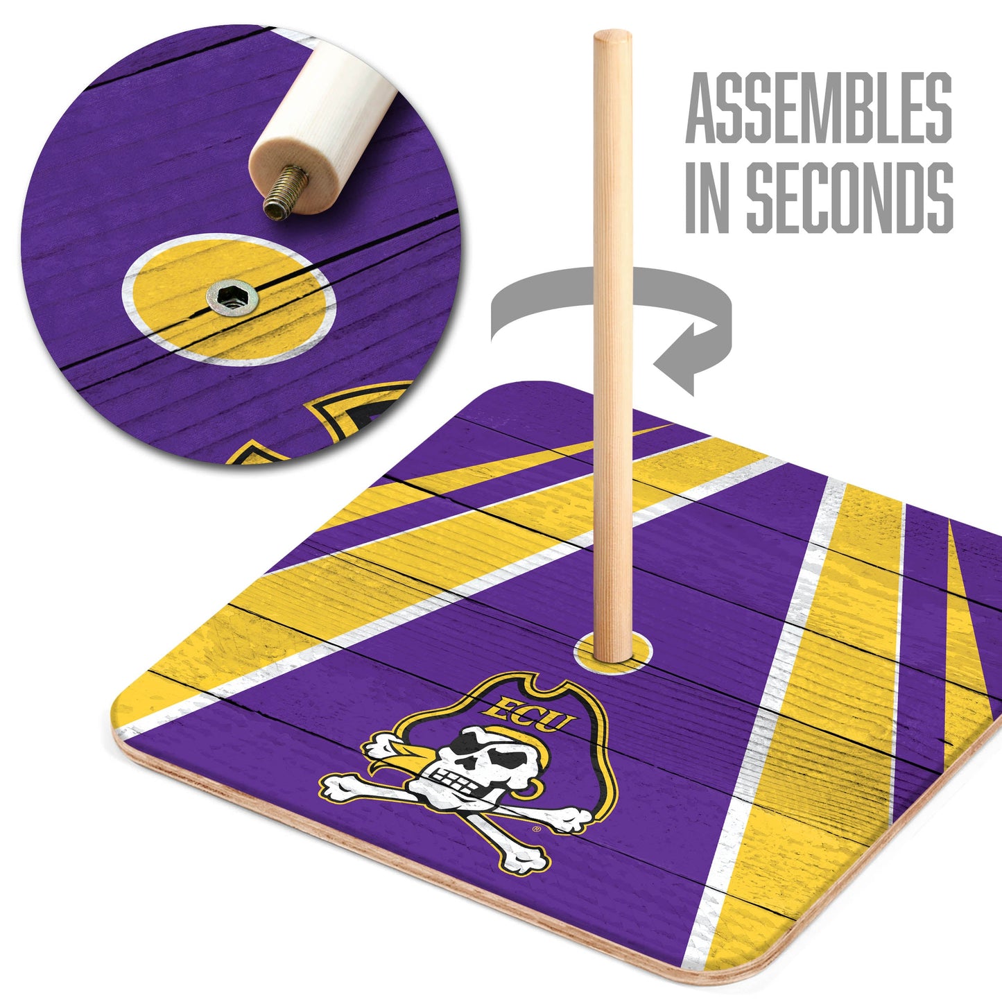 NCAA East Carolina Pirates Horseshoe Bag Game