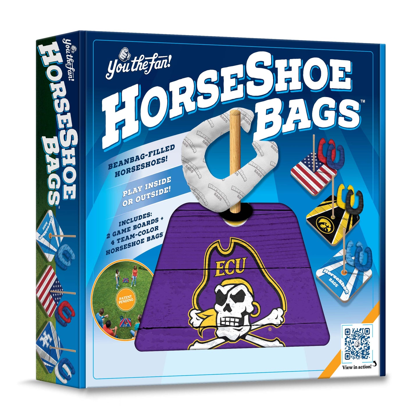 NCAA East Carolina Pirates Horseshoe Bag Game
