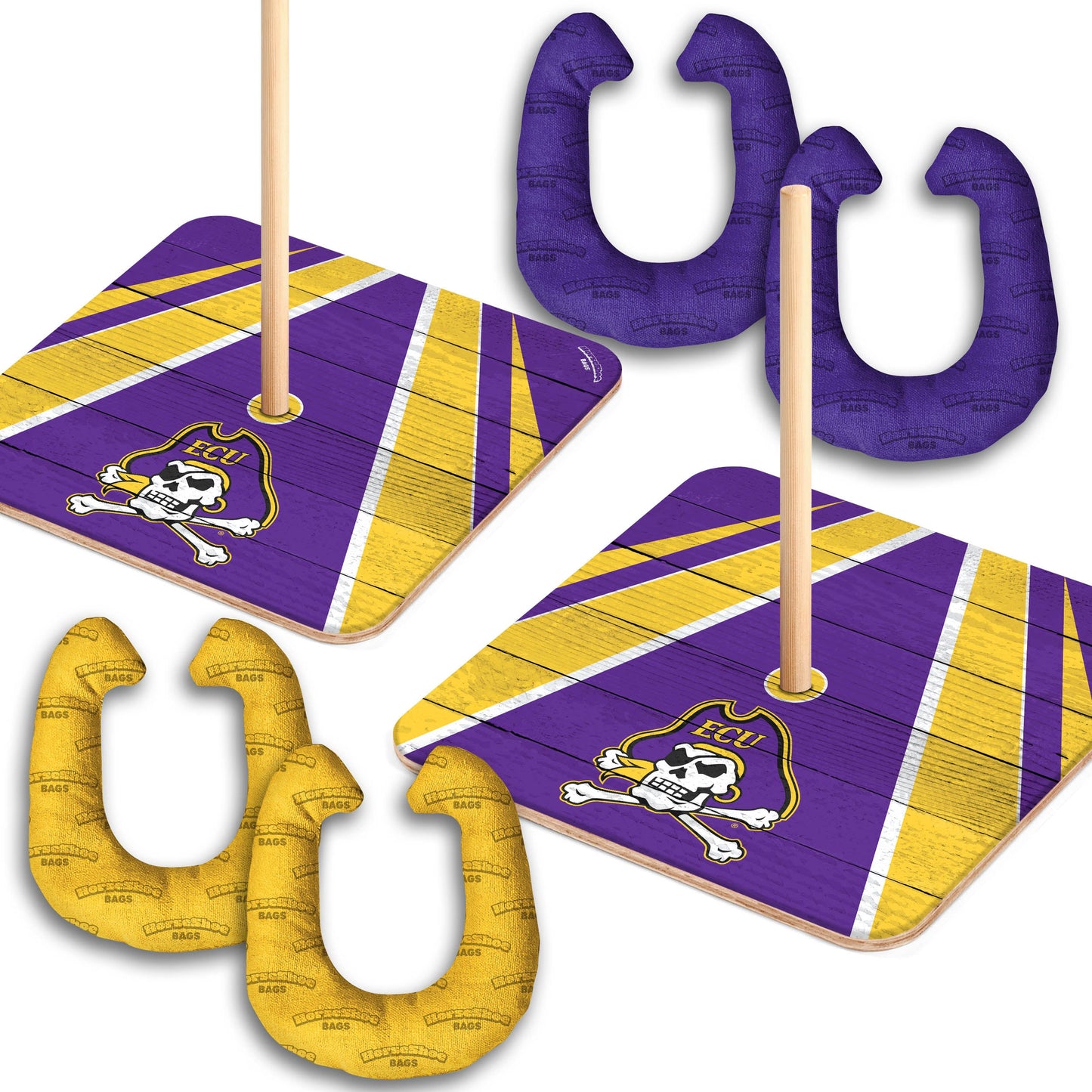 NCAA East Carolina Pirates Horseshoe Bag Game