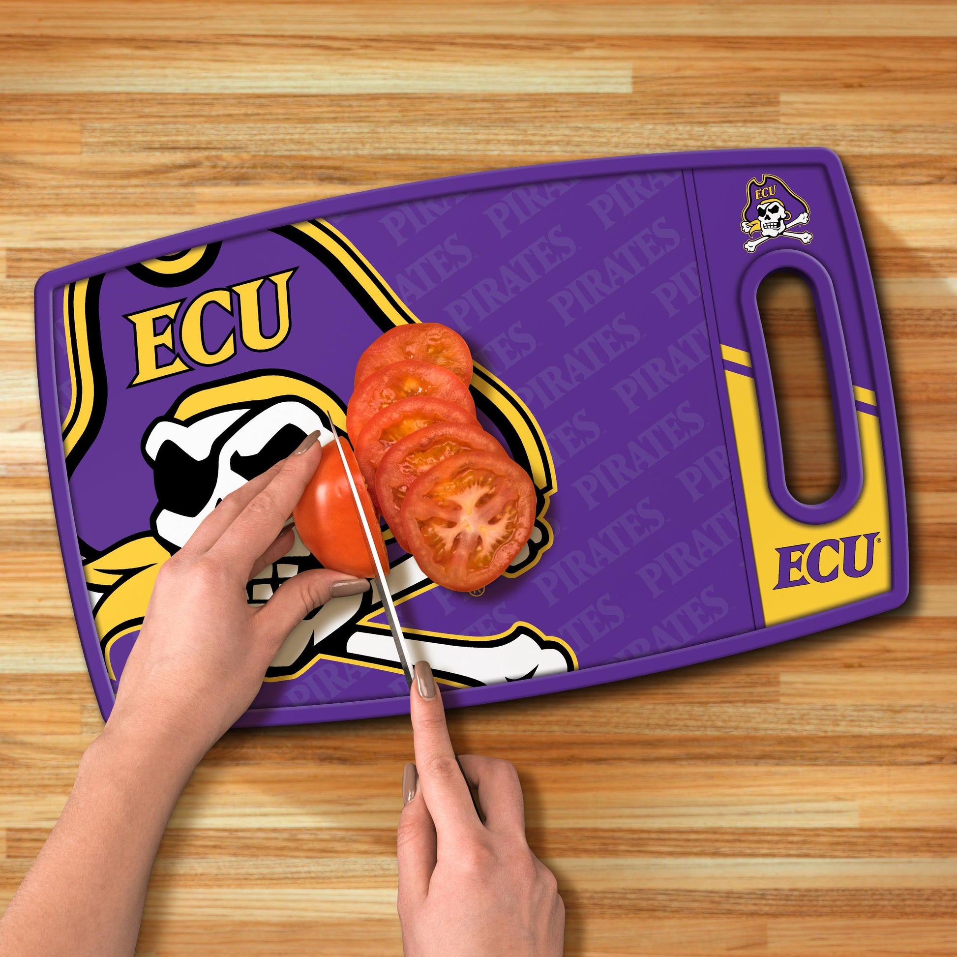 East Carolina Pirates Logo Series Cutting Board Alt 3