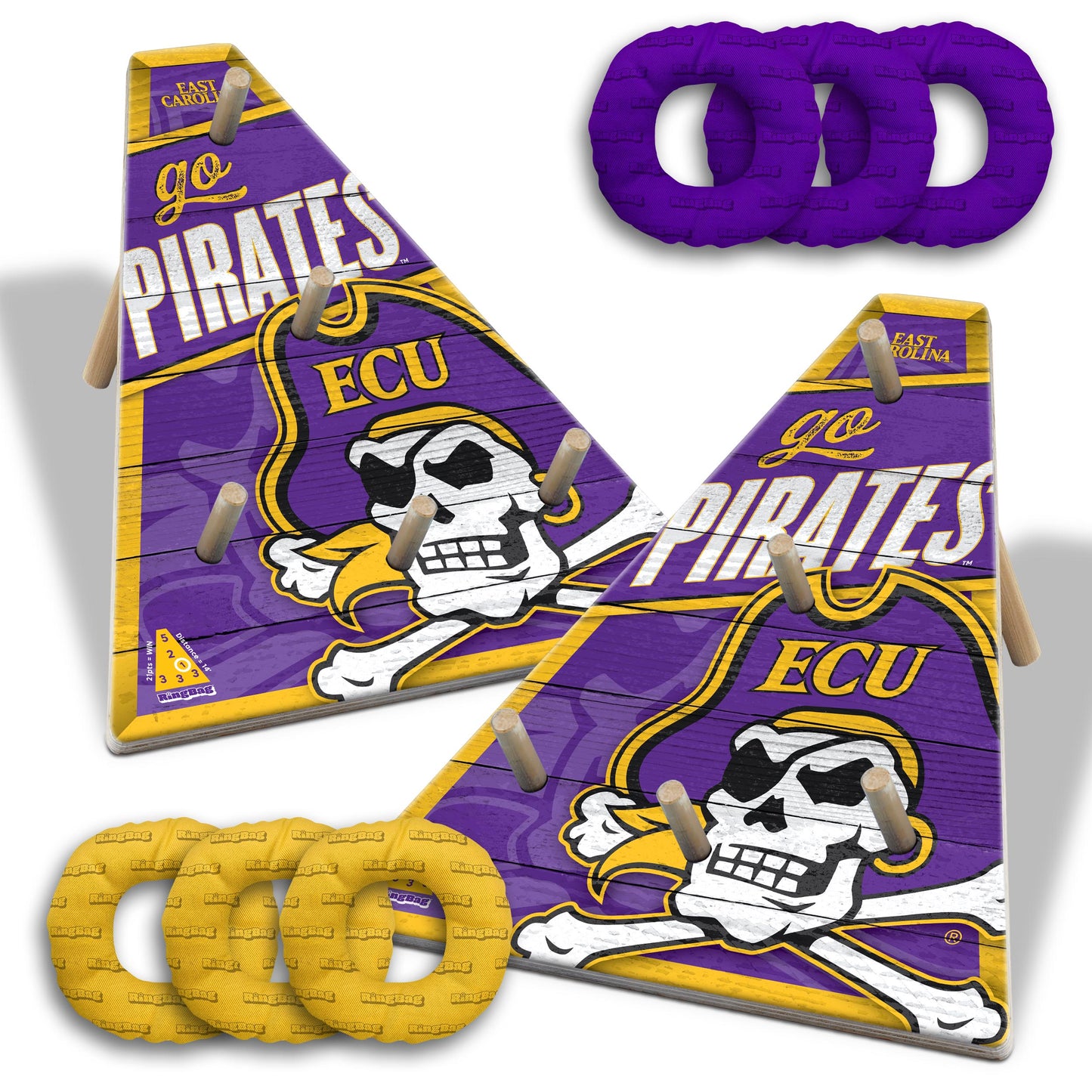 NCAA East Carolina Pirates Ringbag Outdoor Game
