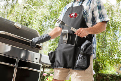 San Francisco 49ers - BBQ Apron Tote Pro Grill Set