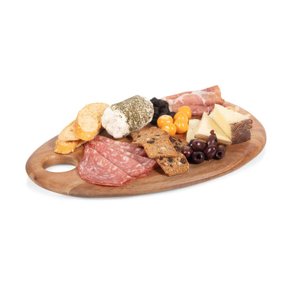 Washington & Lee Generals - Pebble Shaped Acacia Serving Board 15" x 10"