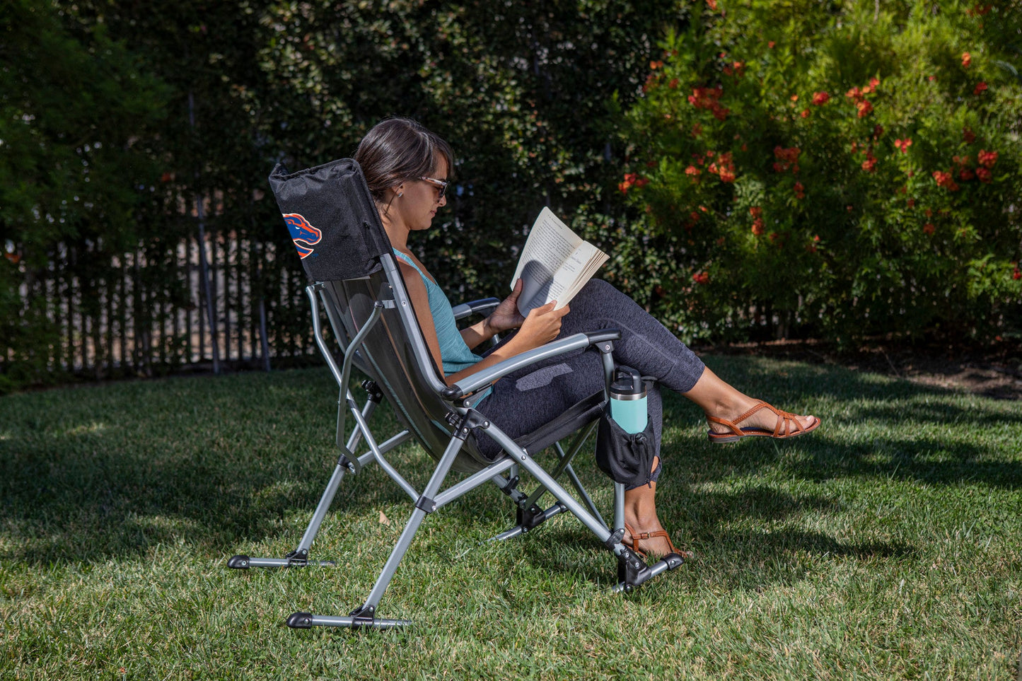 Boise State Broncos - Outdoor Rocking Camp Chair
