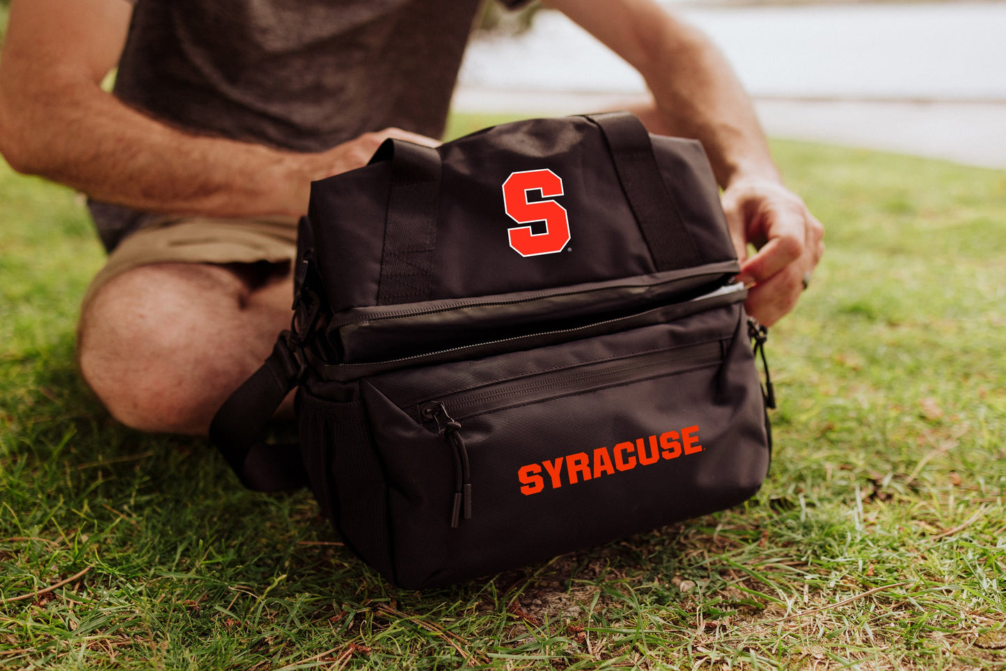 Syracuse Orange - Tarana Recycled Lunch Bag Cooler with Utensils