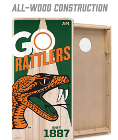 NCAA Florida A&M Rattlers 2' x 4' Slogan Series Cornhole