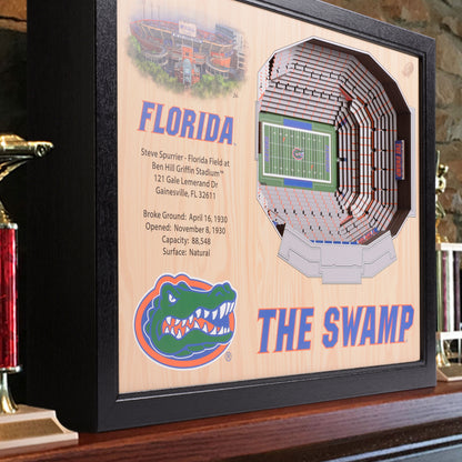 NCAA Florida Gators 25-Layer StadiumView Wallart
