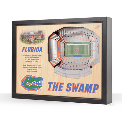 NCAA Florida Gators 25-Layer StadiumView Wallart