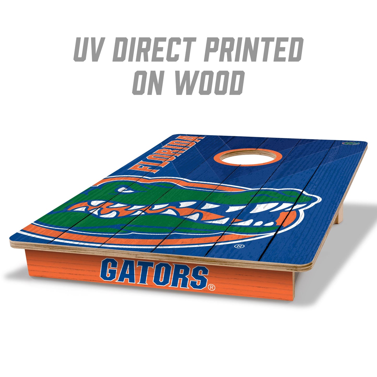 NCAA Florida Gators 2' X 3' All-Wood Cornhole Set - Alt 1