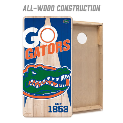 NCAA Florida Gators 2' x 4' All-Wood Cornhole Set