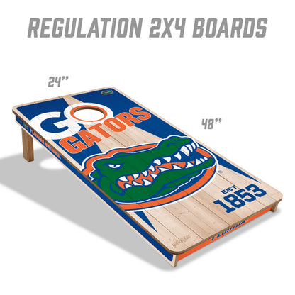 NCAA Florida Gators 2' x 4' All-Wood Cornhole Set