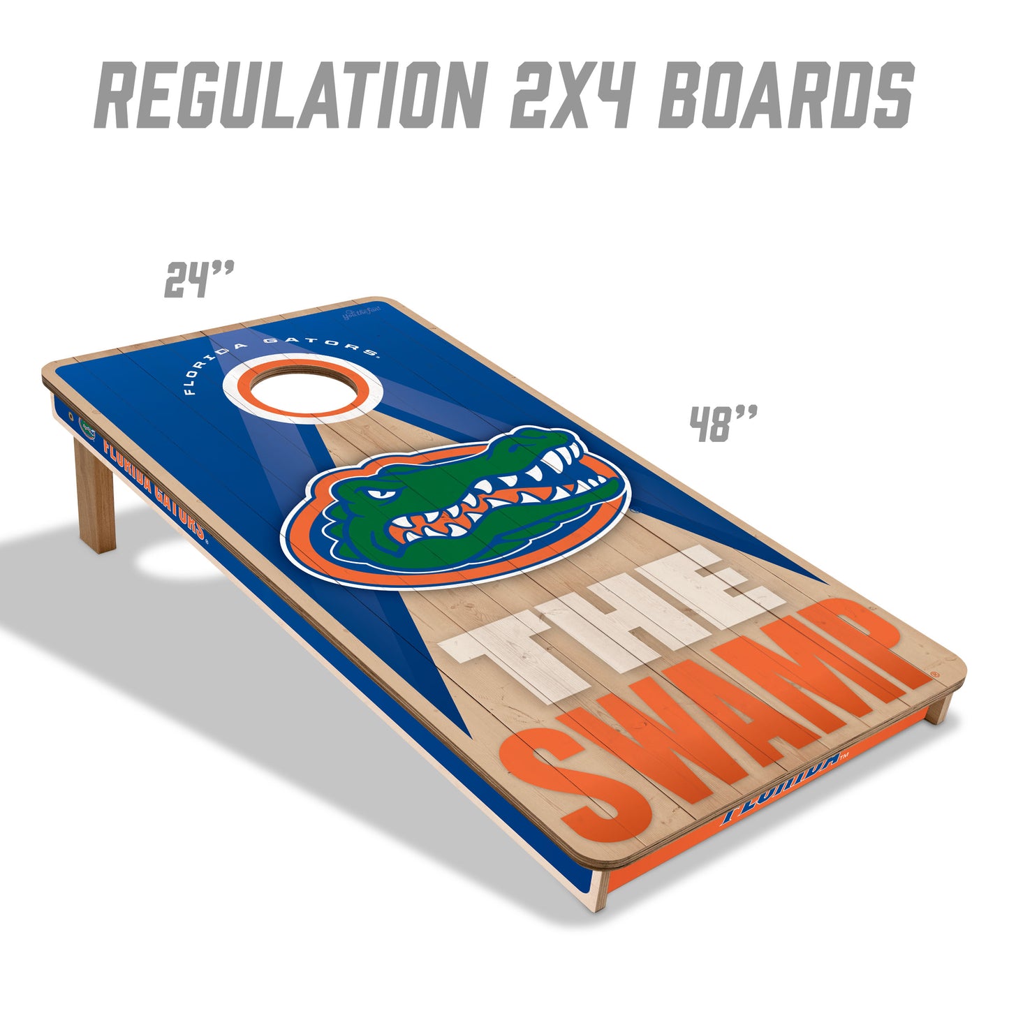 NCAA Florida Gators 2' x 4' Slogan Series Cornhole