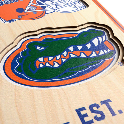 NCAA Florida Gators 3D Stadium Banner 8' X 32'