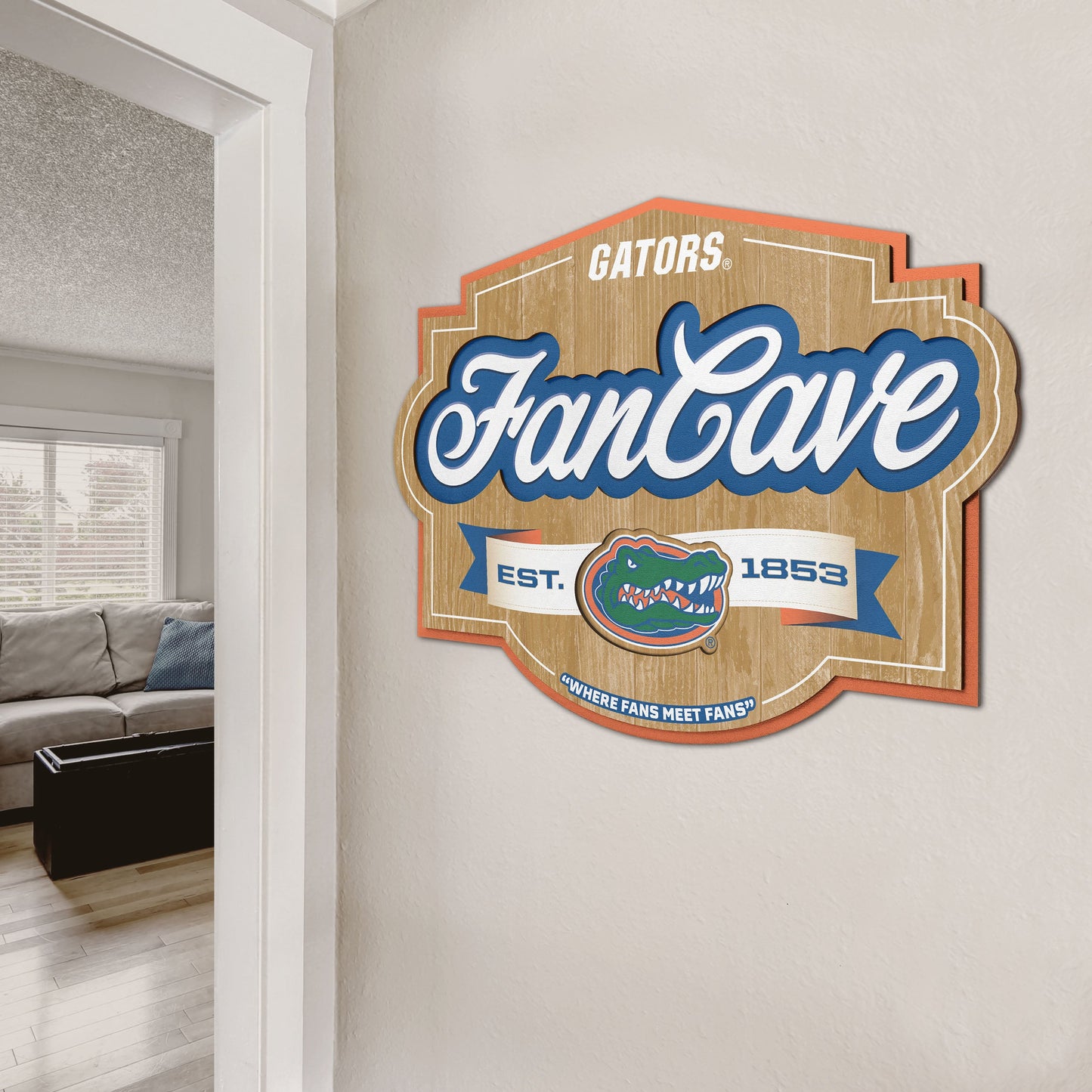 Florida Gators Fan Cave Sign Alt 2