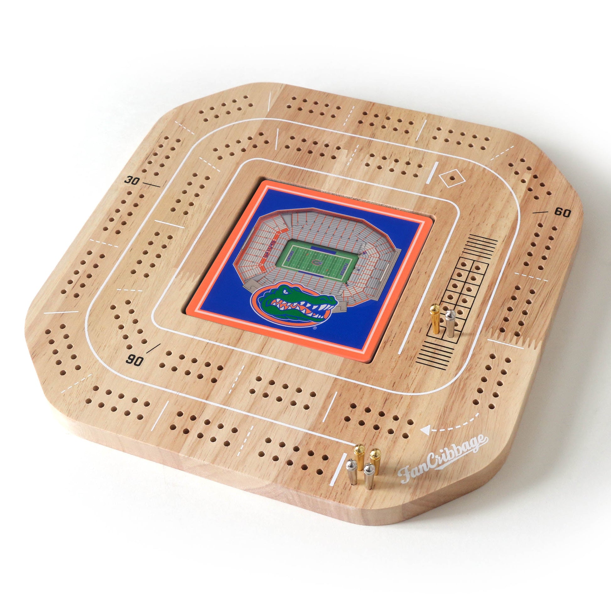 NCAA Florida Gators StadiumView Cribbage
