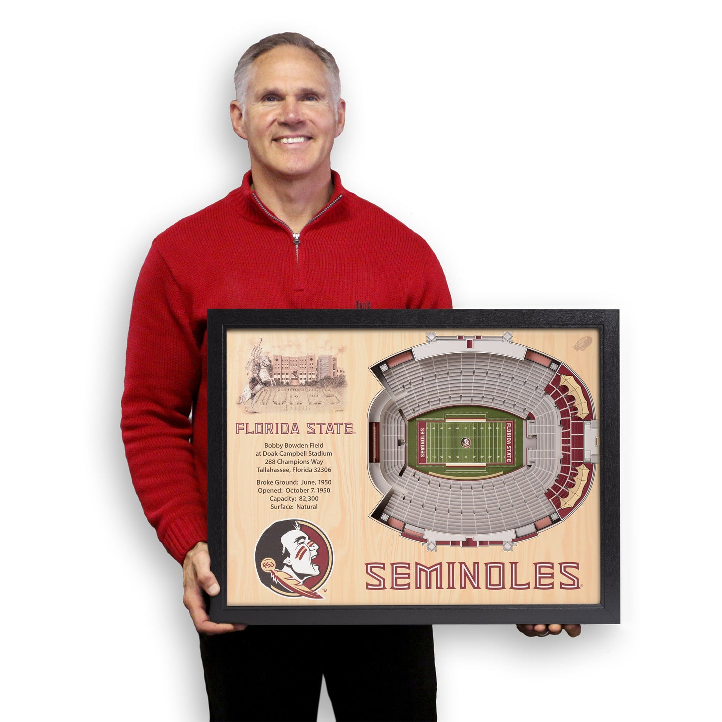NCAA Florida State Seminoles 25-Layer StadiumView Wallart