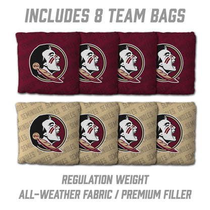 NCAA Florida State Seminoles 2' X 3' All-Wood Cornhole Set - Alt 3