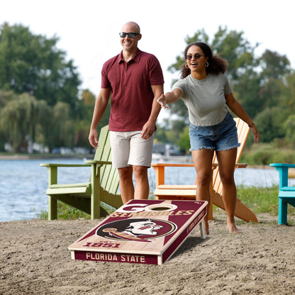 NCAA Florida State Seminoles 2' x 4' All-Wood Cornhole Set