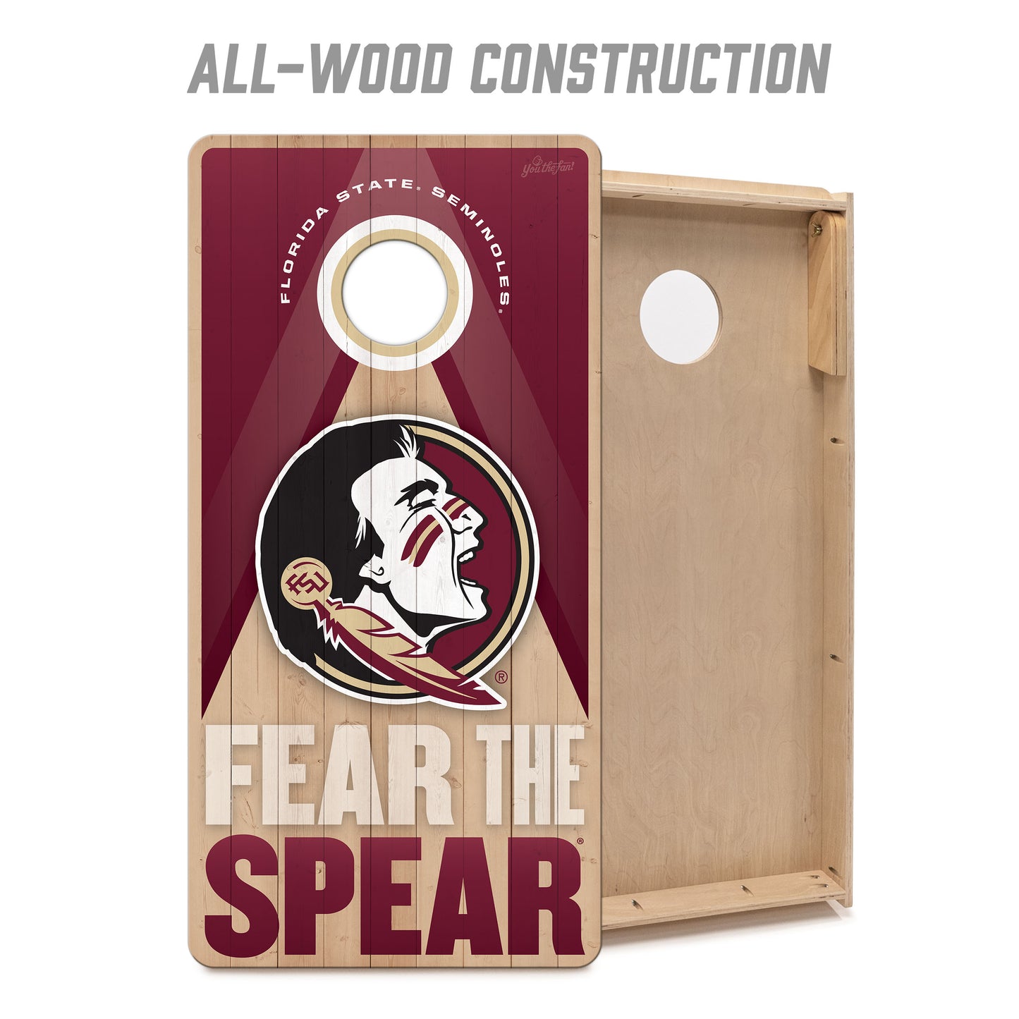 NCAA Florida State Seminoles 2' x 4' Slogan Series Cornhole