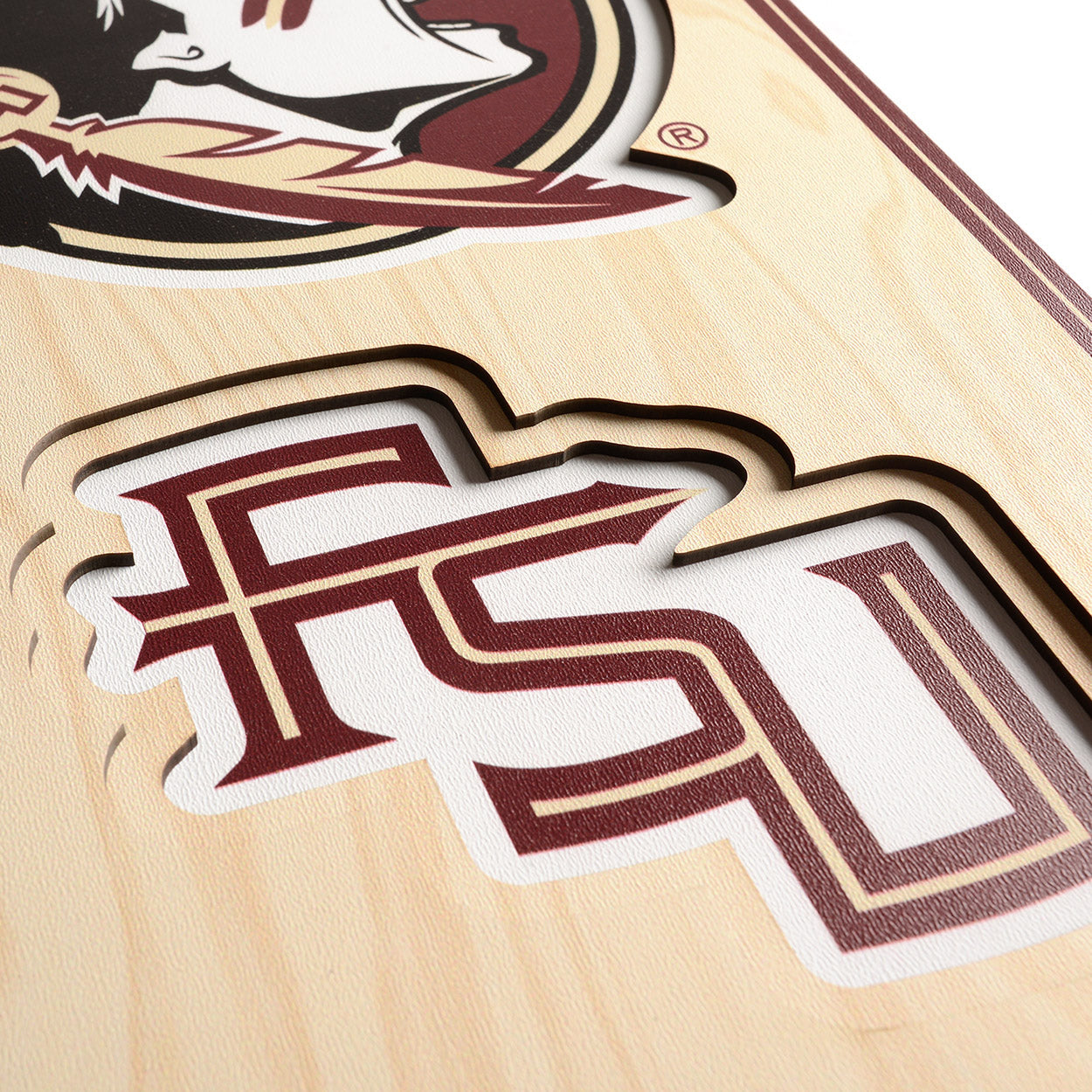 NCAA Florida State Seminoles 3D Stadium Banner 8' X 32'