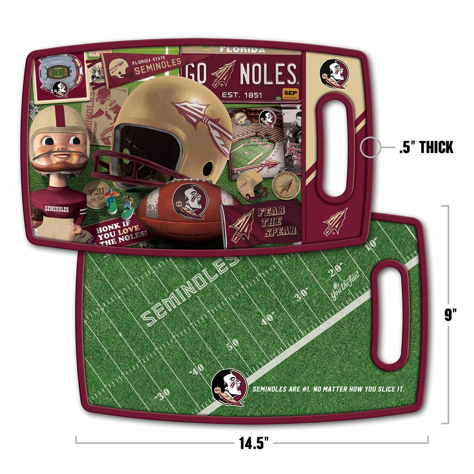 Florida State Seminoles Retro Series Cutting Board Alt 1