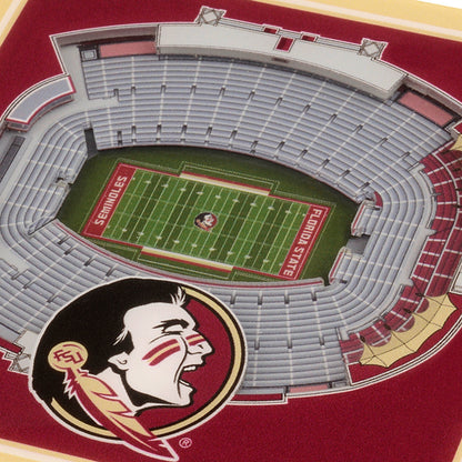 NCAA Florida State Seminoles StadiumView Cribbage