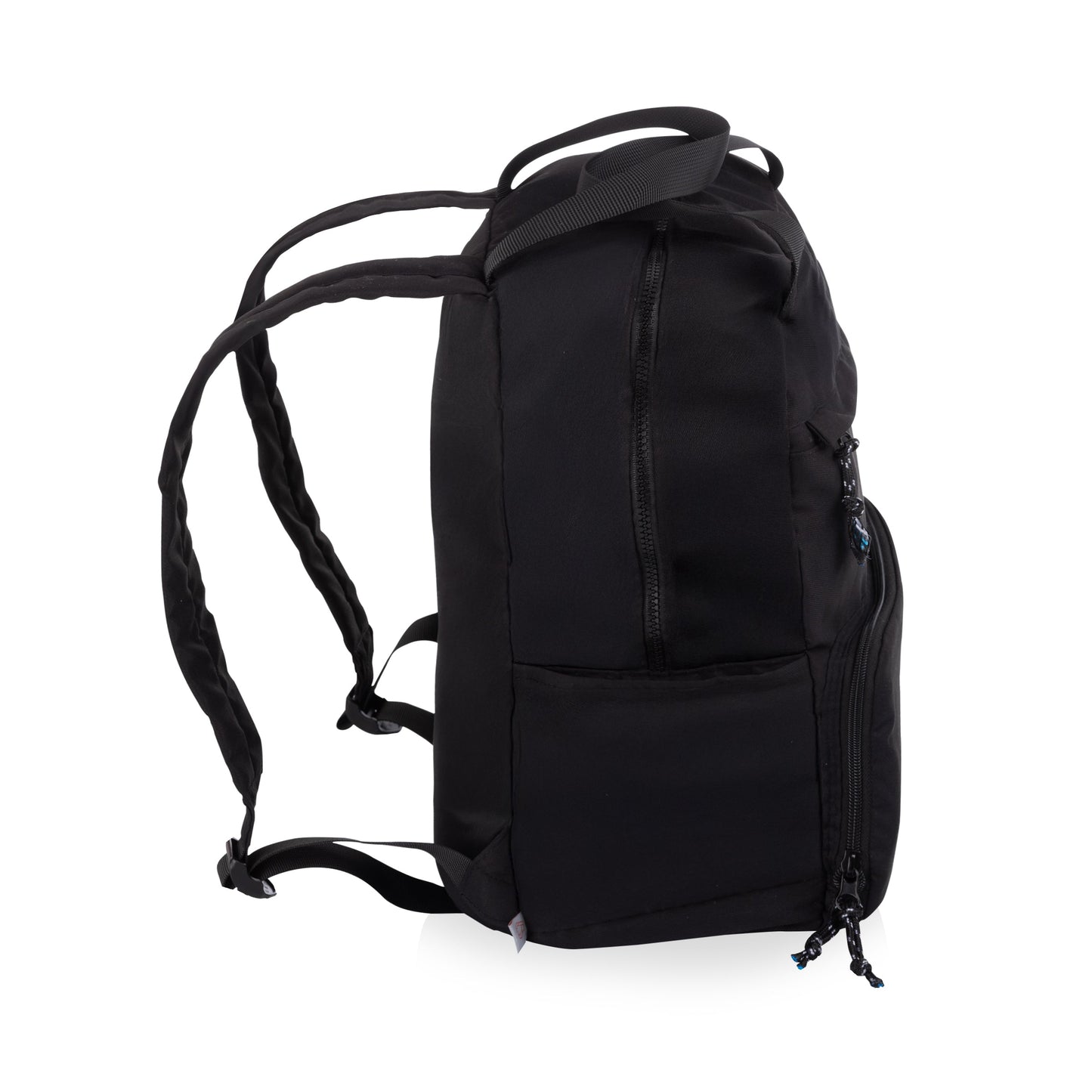 Travel Convertible Backpack with Cooler - Black
