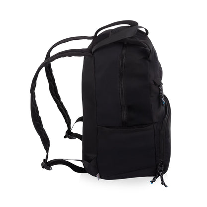 Travel Convertible Backpack with Cooler - Black