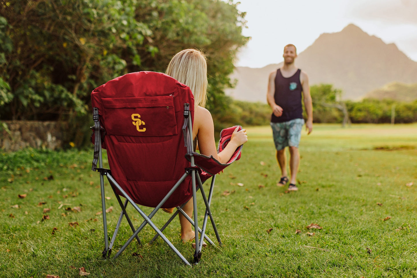 USC Trojans - Reclining Camp Chair