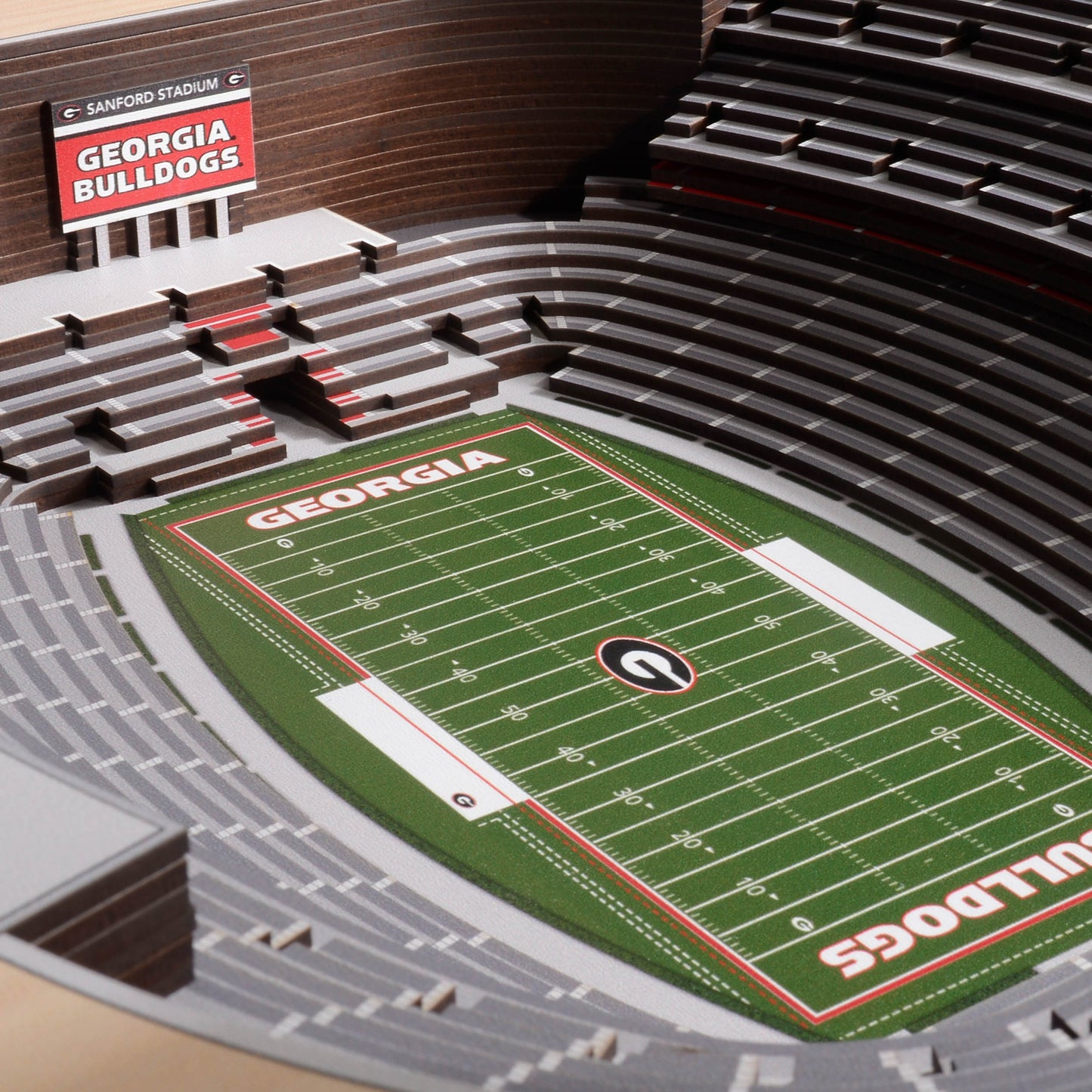 NCAA Georgia Bulldogs 25-Layer StadiumView Wallart