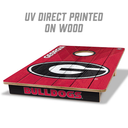 NCAA Georgia Bulldogs 2' X 3' All-Wood Cornhole Set - Alt 1