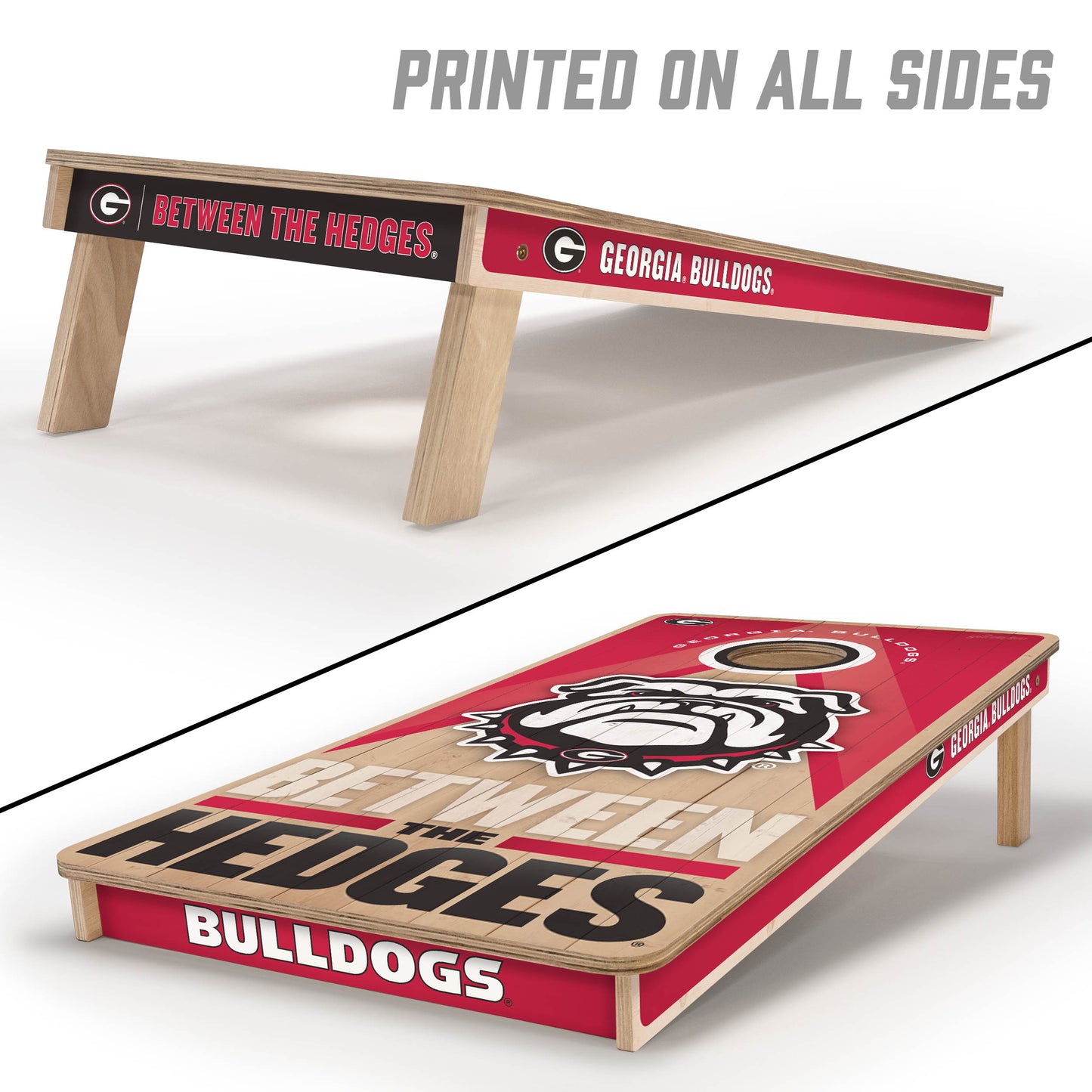 NCAA Georgia Bulldogs 2' x 4' Slogan Series Cornhole