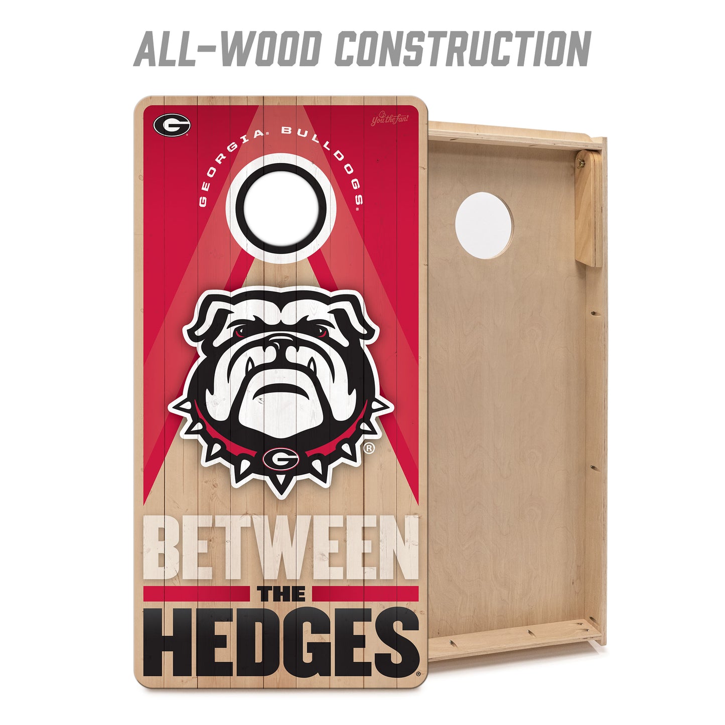 NCAA Georgia Bulldogs 2' x 4' Slogan Series Cornhole