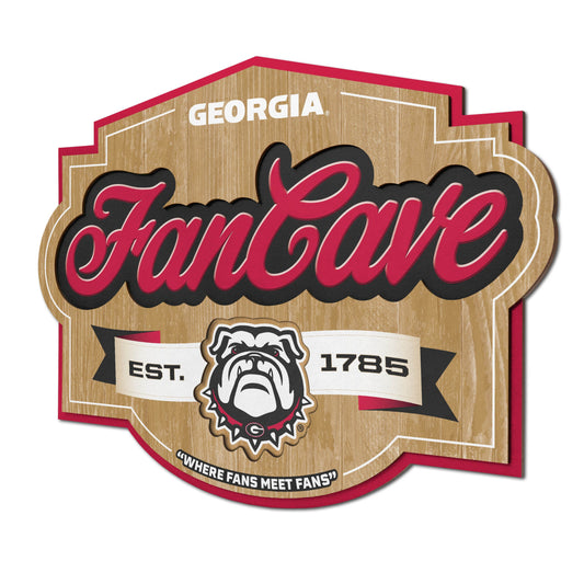 Georgia Bulldogs Fan Cave Sign