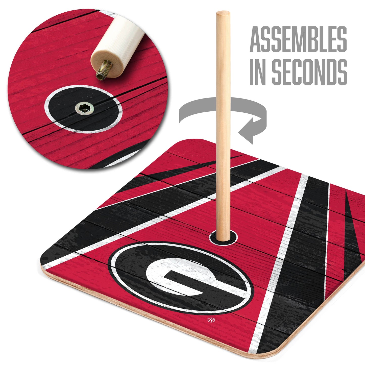 NCAA Georgia Bulldogs Horseshoe Bag Game