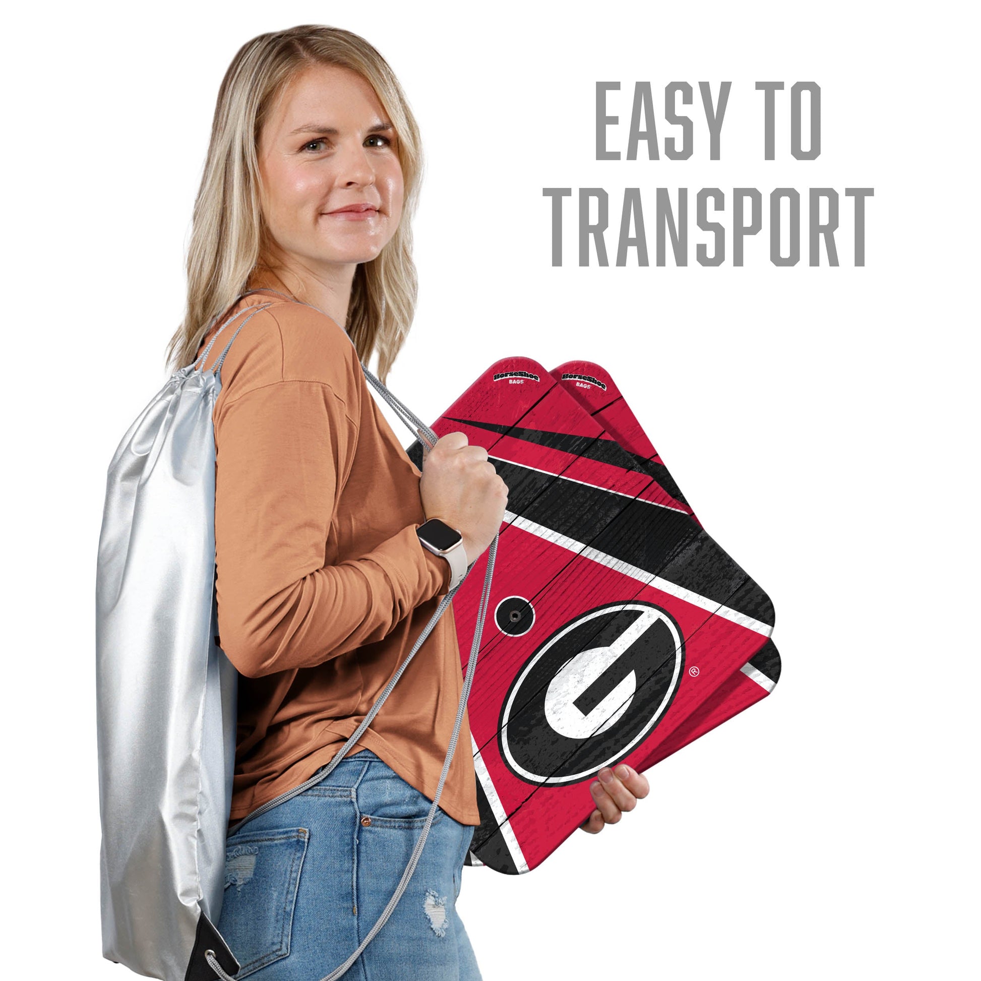 NCAA Georgia Bulldogs Horseshoe Bag Game