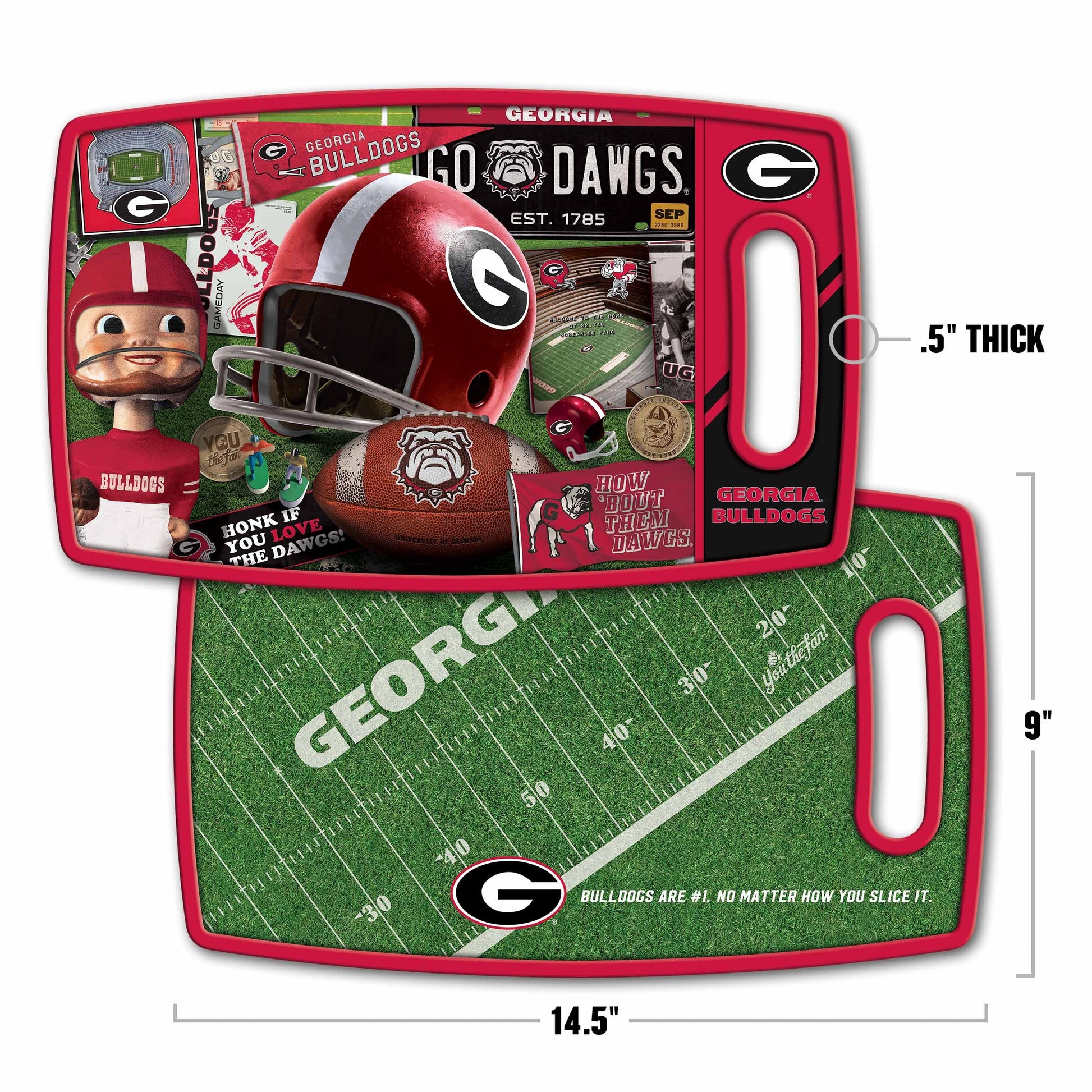 Georgia Bulldogs Retro Series Cutting Board Alt 1