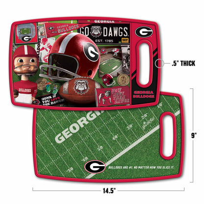 Georgia Bulldogs Retro Series Cutting Board Alt 1