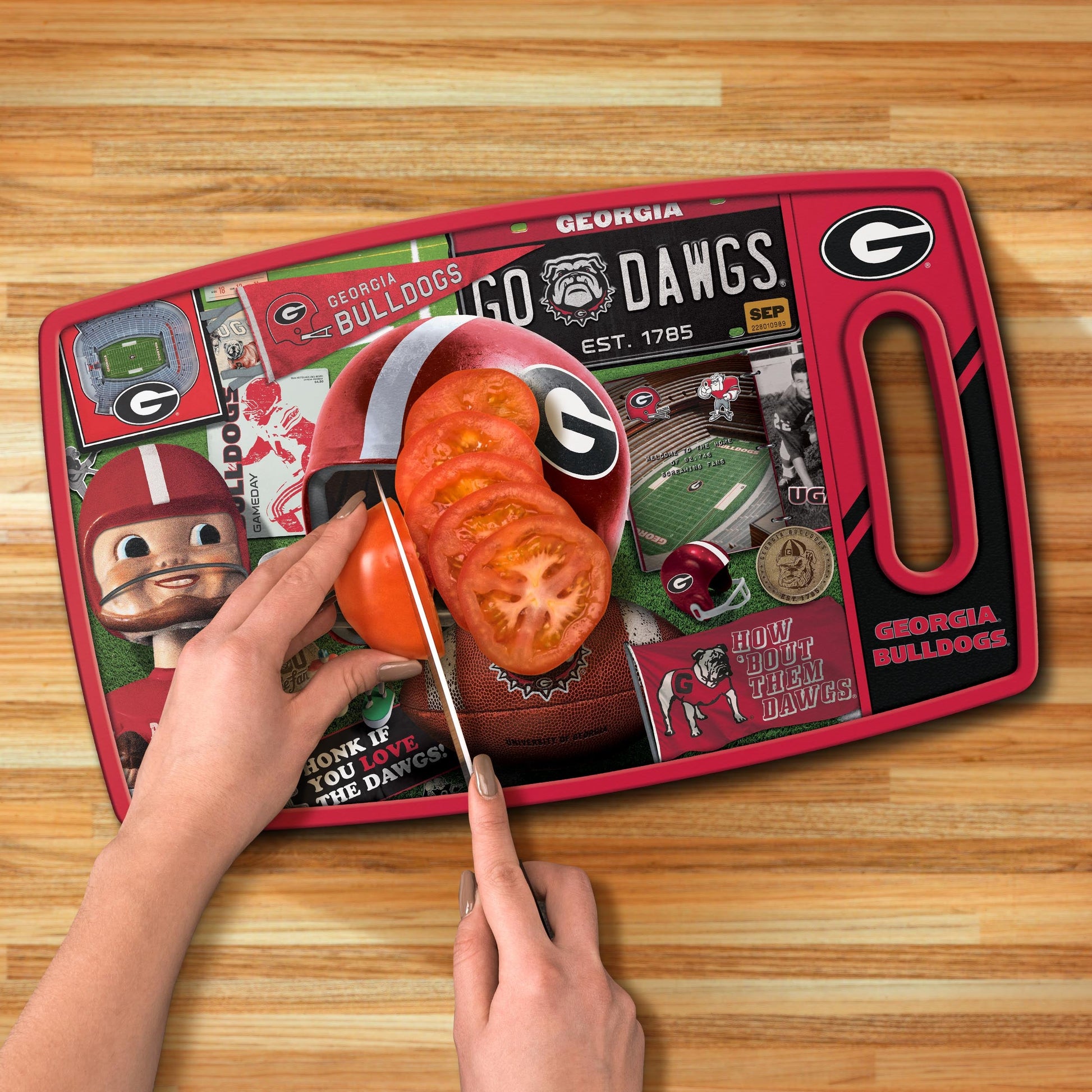 Georgia Bulldogs Retro Series Cutting Board Alt 3