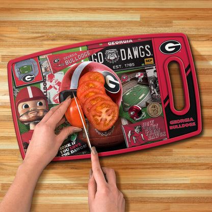 Georgia Bulldogs Retro Series Cutting Board Alt 3