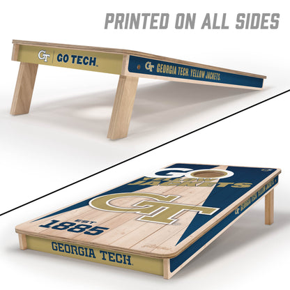 NCAA Georgia Tech Yellow Jackets 2' x 4' Slogan Series Cornhole