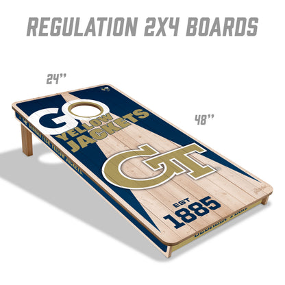 NCAA Georgia Tech Yellow Jackets 2' x 4' Slogan Series Cornhole