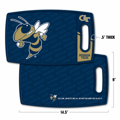 Georgia Tech Yellow Jackets Logo Series Cutting Board Alt 1