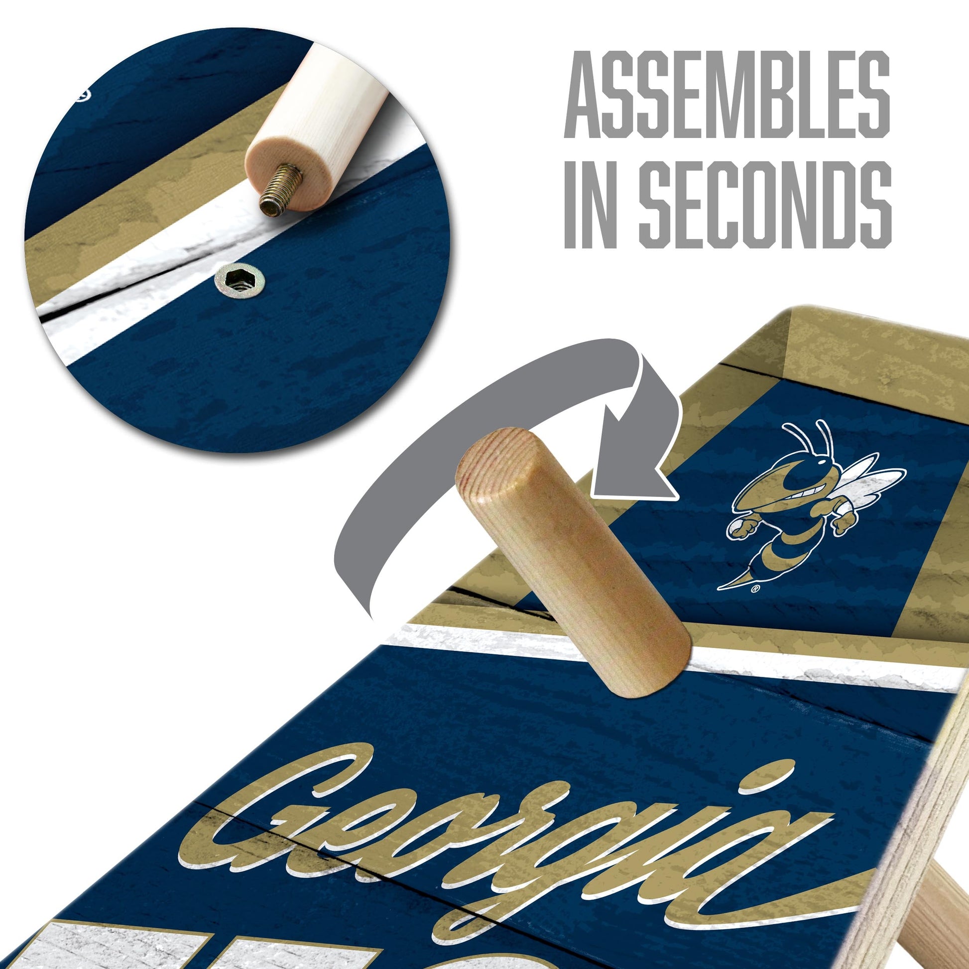 NCAA Georgia Tech Yellow Jackets Ringbag Outdoor Game